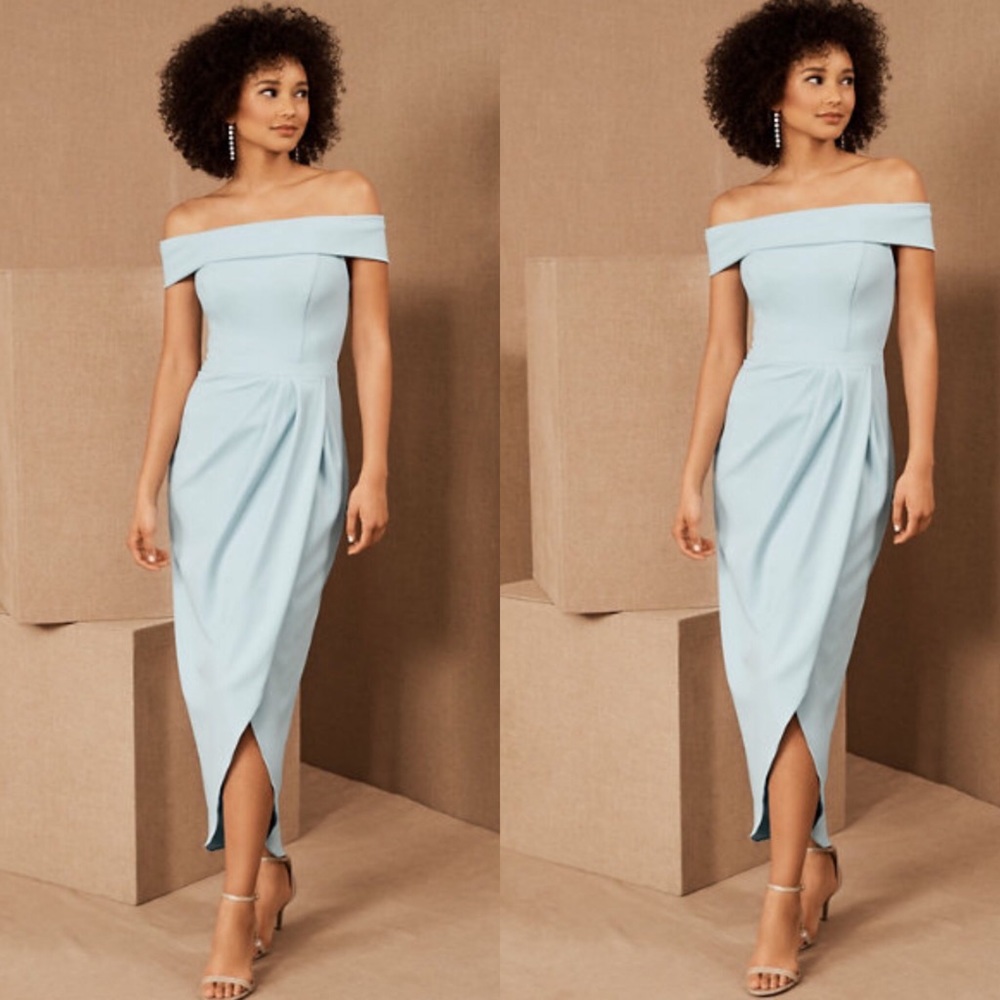 Anthropologie x BHLDN Thompson Dress in Light blue